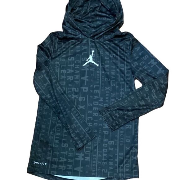 Nike Jordan jumpman Hoodie Top Dri-fit Top Small - Picture 4 of 8